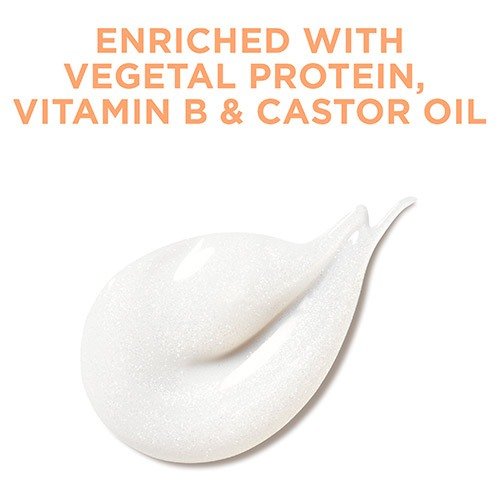 Elvive Dream Lengths Long Hair Heat Hair Mask, sales claim - enriched with vegetal protein vitamin B and castor oil